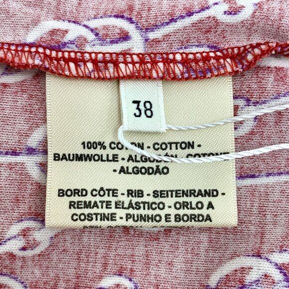 Hermes Cliquetis Red cotton short-sleeve dress - Picture 6 of 7